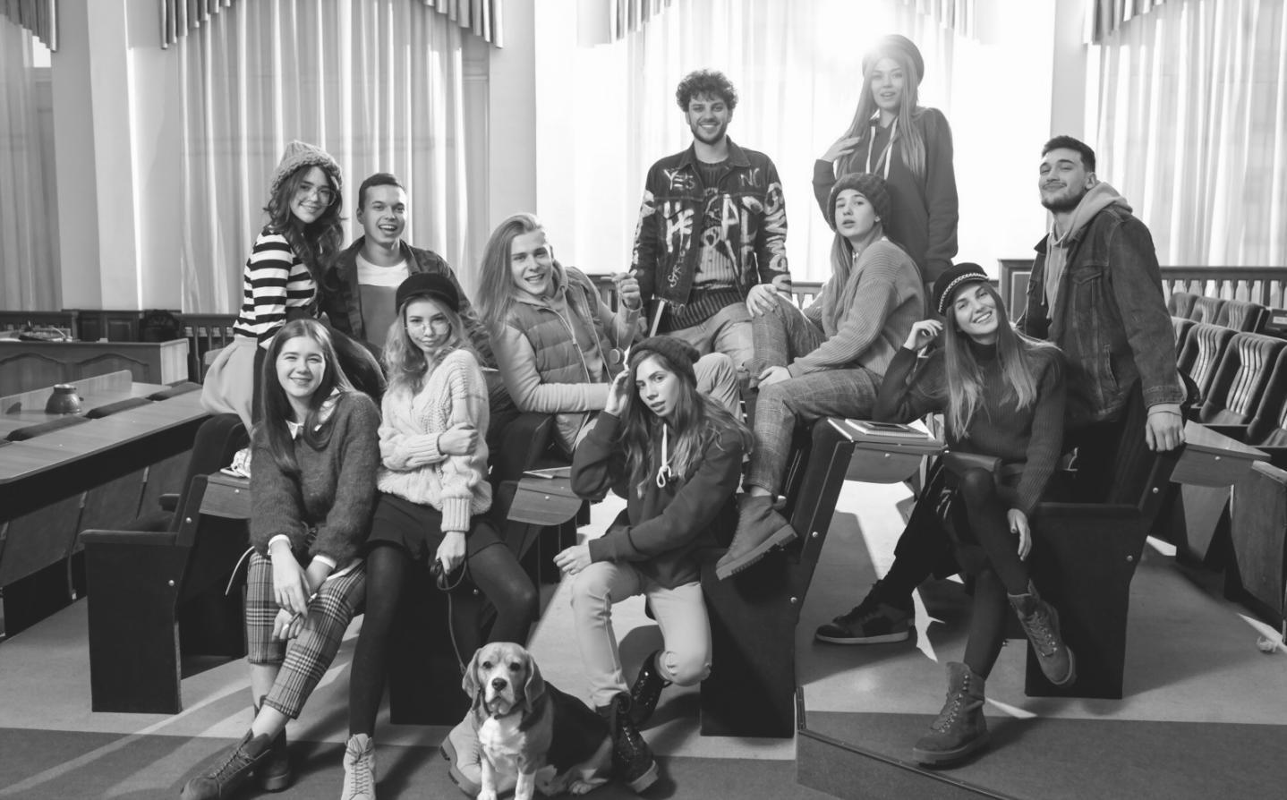 Students engaging in vocabulary learning through interactive context-based activities